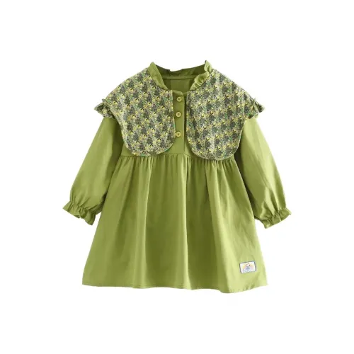 SNOOPY Платье Зеленое для детей 3-7 лет