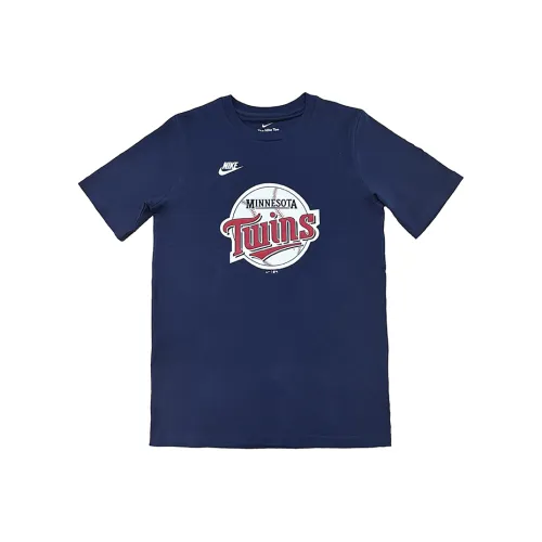 NIKE Темно-синяя унисекс футболка