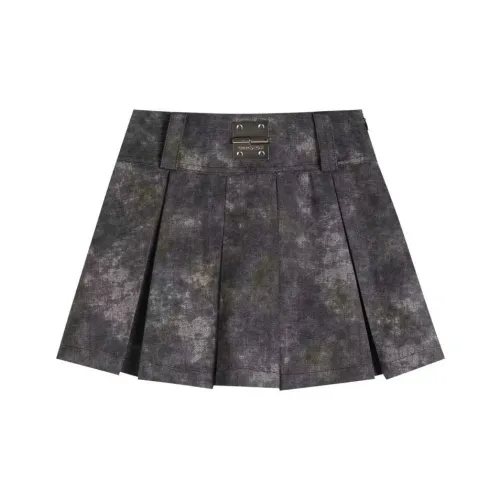 YJ1NGZYZJ Джинсовые короткие юбки Женские Серый