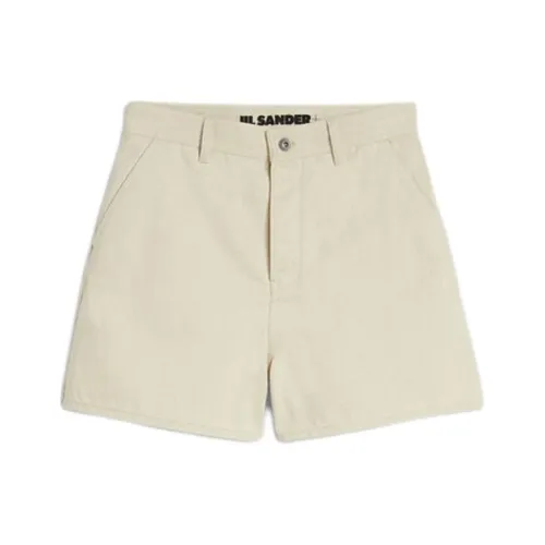 JIL SANDER Джинсовые шорты Женские Бежевые