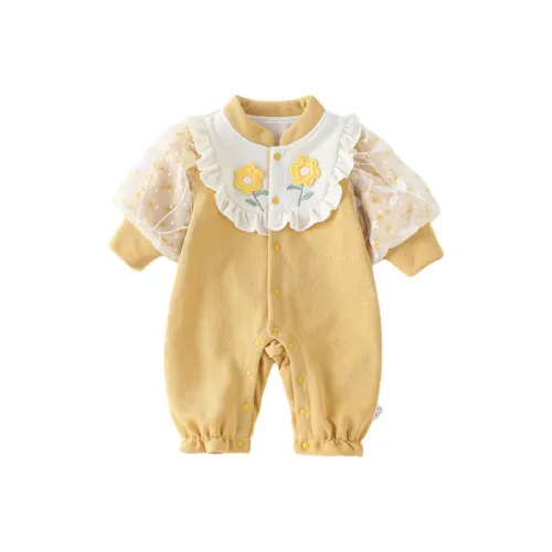 XiaoJinBu комбинезон Желтый для младенцев и малышей
