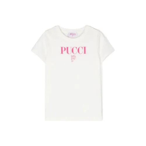 EMILIO PUCCI T-рубашка Белая Детская