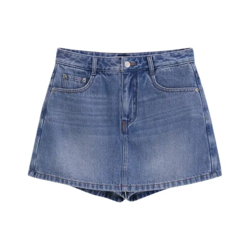 GAP Средняя стирка Женские джинсовые короткие юбки