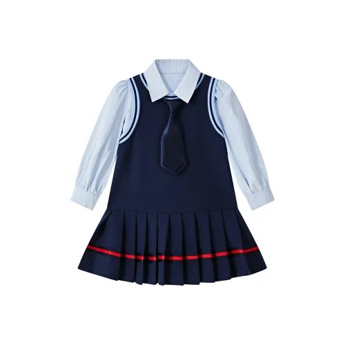 Disney Комплект с юбкой Синий для детей 3-7 лет