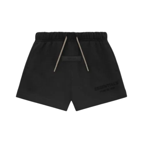 Fear of God Essentials SS24 KIDS Essentials SWEATSHORT Шорты Детские Возраст 3-7 лет Темно-деревянный черный Черный