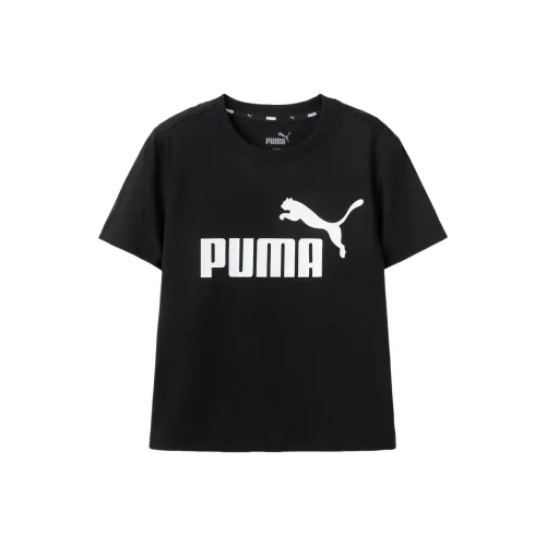 PUMA T-рубашка черная для детей 3-7 лет