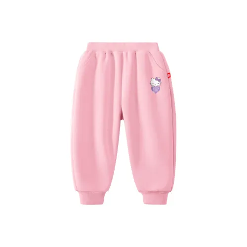 Hello Kitty Вязаные Тренировочные Штаны Новый для 2024 Таро Фиолетовый Детский