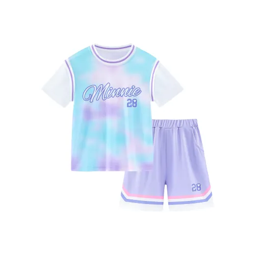 Disney Повседневная спортивная одежда Пурпурно-зеленый для детей 3-7 лет