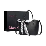 Чёрный + Лента + Сумка для покупок