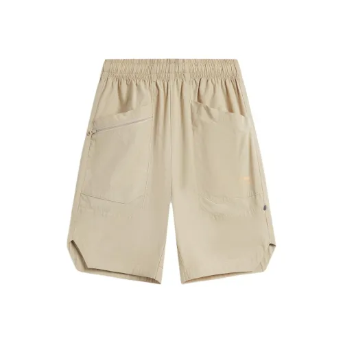 LINING YOUNG Sports Life Sports Trendy Collection Шорты Подростки Молочно-хаки