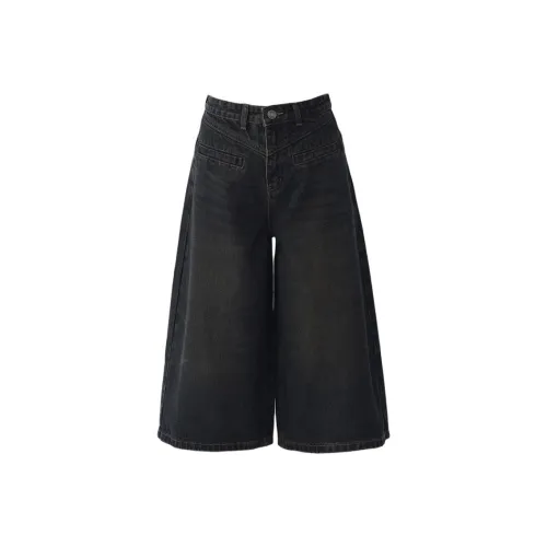 ZXZA Винтажные Штаны Капри Женские Джинсовые Шорты