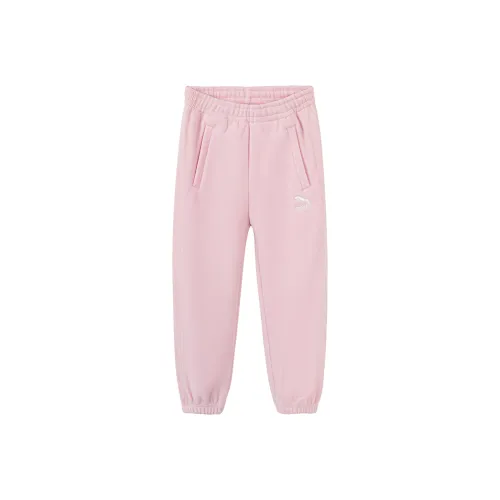 Детские PUMA Вязаные Спортивные Штаны Sportstyle Collection Pants Dream Розовый