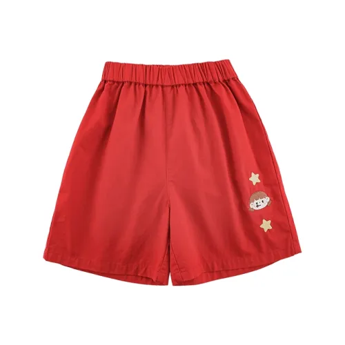 YOEHYAUL Шорты для детей 3-7 лет красный