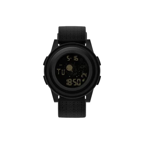 Rlychee Space Man Collection Электроника Механизм TPU Ремешок Часы Унисекс Черный Циферблат