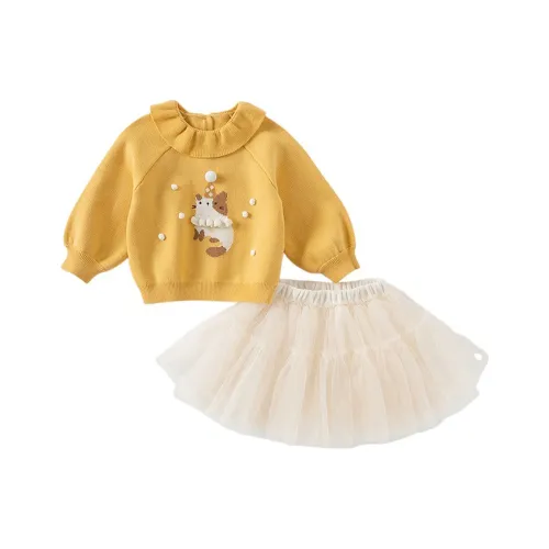 Дети 3-7 лет DAVE BELLA Комплект с юбкой Желтый