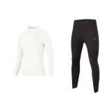 Набор (Коричневый рисово-белый топ + коричневый низ)