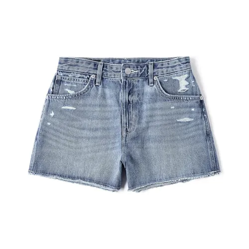 Lee совместный бренд SS25 Джинсовые шорты Женские Светло-синие