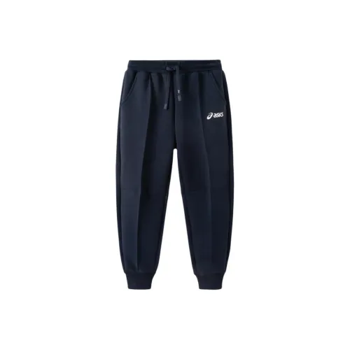 Подростки Asics Вязаные Тренировочные Штаны Темно-Синий