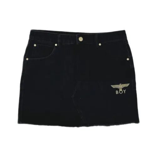 Boy London Джинсовые короткие юбки Женские Черный