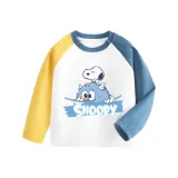 [Реглан с длинным рукавом] Белый & Желтый & Синий Nubi & Монстр