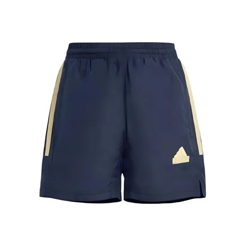 Adidas Шорты Подростки Легенда Чернила Синий Желтый