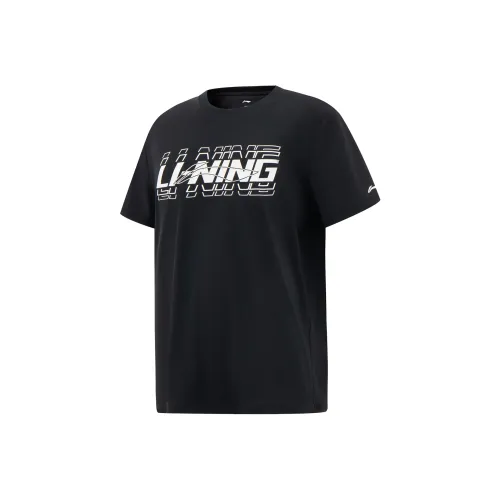 LINING YOUNG T-Рубашка Comprehensive Physical Fitness Черная Детская