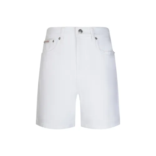 CALVIN KLEIN SS25 Джинсовые шорты Женские Белый Деним