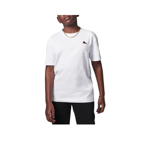 Jordan AJ1 T-Shirt Белый Подростки
