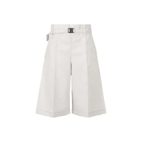 ISSEY MIYAKE Джинсовые шорты Женские Белые