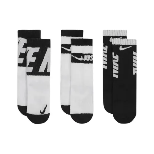 Nike Sportswear Детские носки 3 упаковки черные для младенцев и малышей