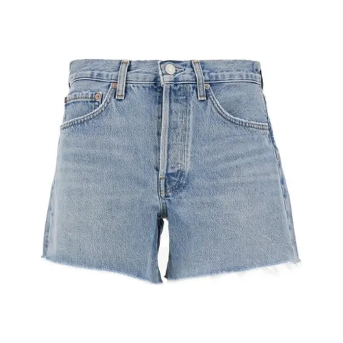 AGOLDE Джинсовые шорты Женские Blue
