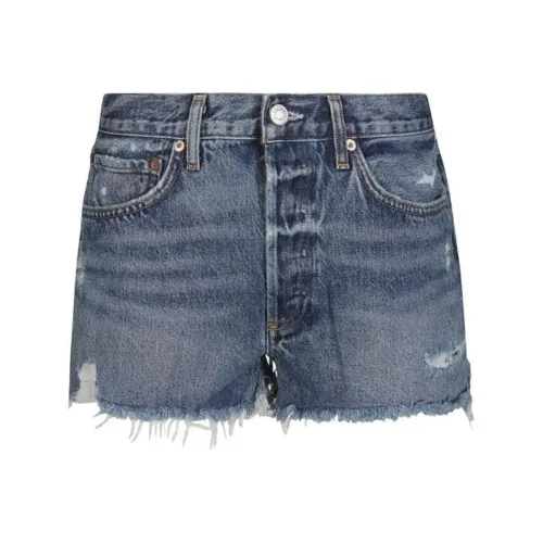 AGOLDE Джинсовые шорты Женские Blue