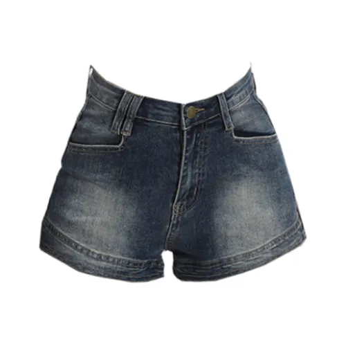 ZXZA Синие Женские Джинсовые Шорты
