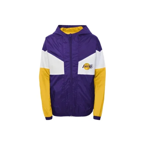 NBA Детский топ Los Angeles Lakers Pick Up Game Full Zip WINDBREAKER Фиолетовый Подростки