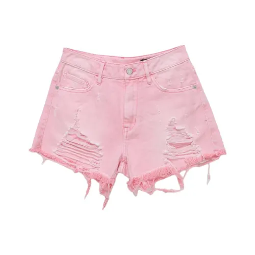 ABLE JEANS Розовая герань Женские джинсовые шорты