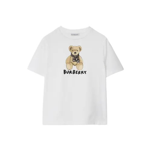 Burberry Белые Детские Рубашки