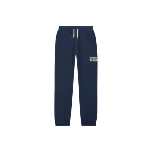 Converse Тренировочные брюки Детская одежда Relaxed Флис Joggers Детский Темно-синий