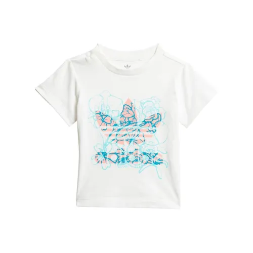 Adidas Originals T-Shirt Белый Многоцветный Для Младенцев и Малышей