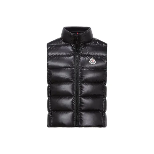 Moncler Детский жилет Ghany пуховик черный