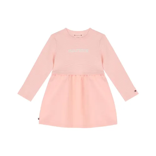Tommy Hilfiger Платье Розовое для Малышей и Детей Предварительного Возраста