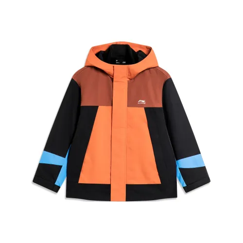 LINING YOUNG Тренчкот Sports Life Collection Красный Soil Коричневый Подростки