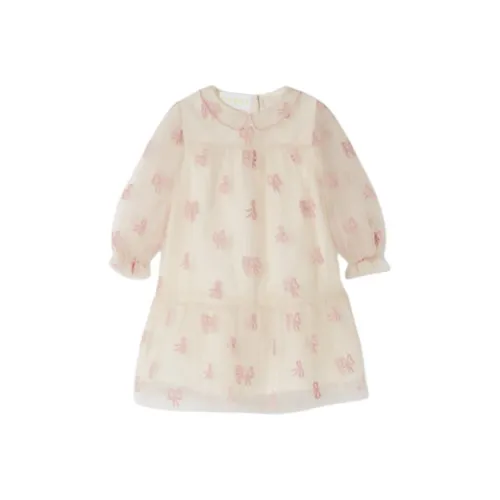 GUCCI Платье SS25 Сливочный Infant и Toddler