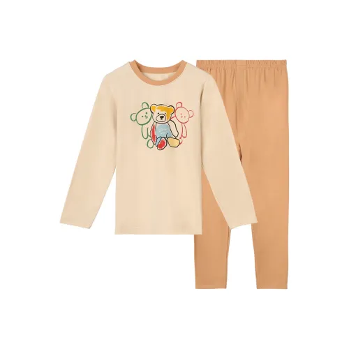 Red Bean Нижнее белье Набор Желтый Туманный Подростки