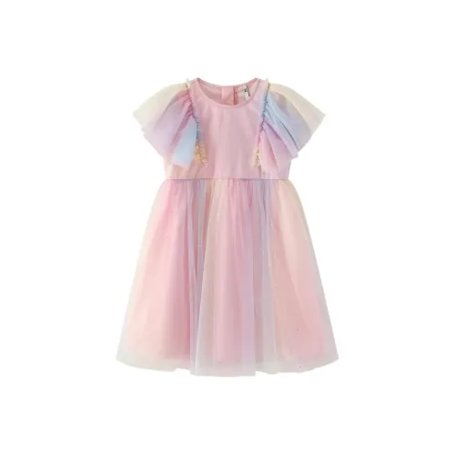 E.I Платье Розовый синий Группа Дети Возраст 3-7 лет