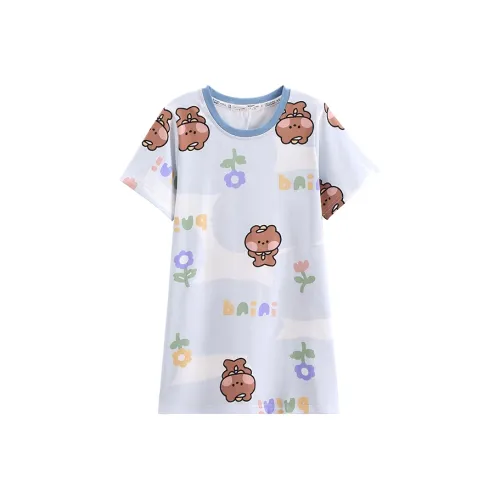 FENTENG Ночная сорочка Детская Светло-синяя