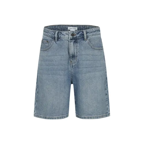 URBAN REVIVO Джинсовые шорты Женские Blue