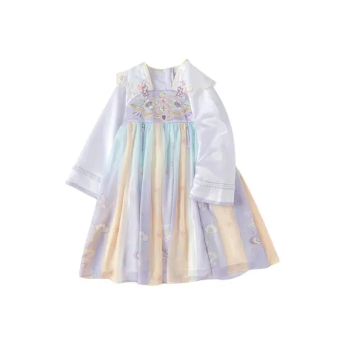 BALABALA Детское платье фиолетового тона для детей в возрасте 3-7 лет