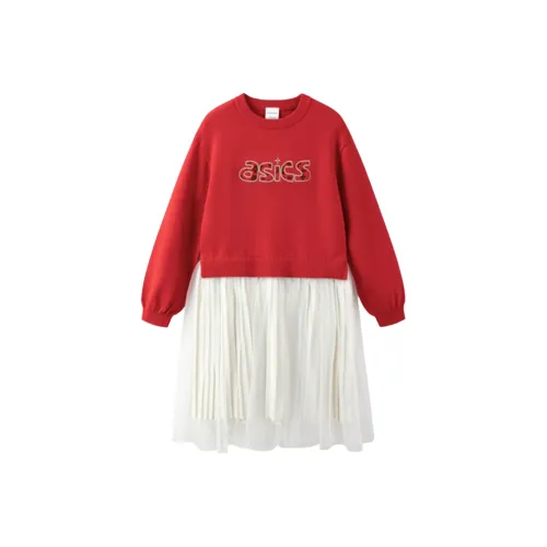 Asics x CNY Платье Urban Light Trend Red Teenagers