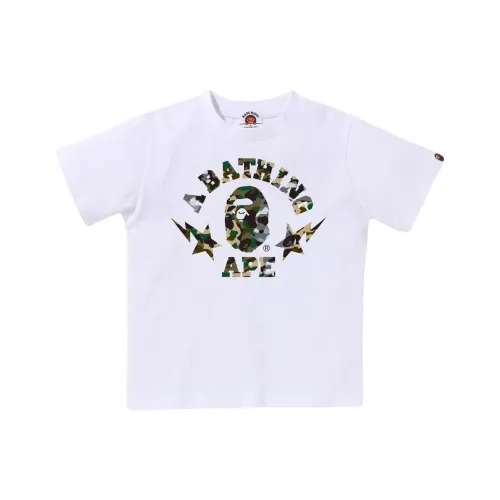 A BATHING APE Kids Т-рубашки