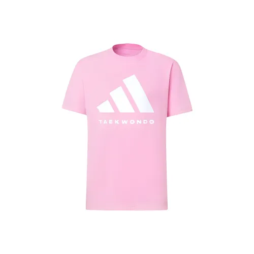 Adidas Короткий рукав T-рубашки розовые для детей 3-7 лет